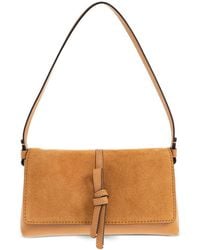 Kate Spade - Small Loop Suede-Panelled Knotted Shoulder Bag - Lyst