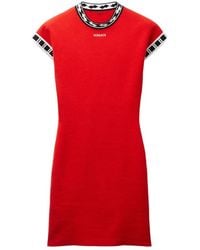 Versace - Mini Dress Cotton - Lyst