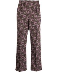 Needles - Pintuck Bold-Checked Trousers - Lyst