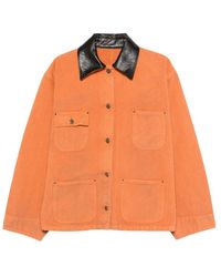 Prada - Patch-Pocket Collared Jacket - Lyst