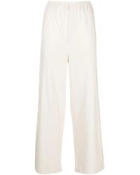 Baserange - Elasticated-Waist Silk Palazzo Pants - Lyst