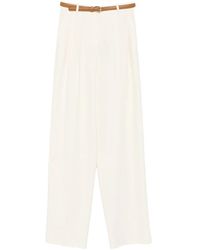 Max Mara - Neutrals Trousers - Lyst