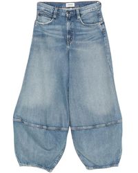 Agolde - Seam-Detail Barrel-Leg Jeans - Lyst