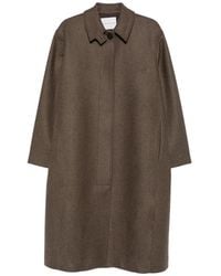 Studio Nicholson - Ria High-Neck Concealed-Fastening Coat - Lyst