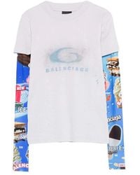 Balenciaga - Long Sleeve Tops - Lyst