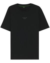 BOSS - X Porsche Mercerized-Cotton T-Shirt With Rear Graphics - Lyst