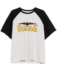 R H U D E © - 4X4 Spirit Logo-Print Raglan-Sleeve T-Shirt - Lyst
