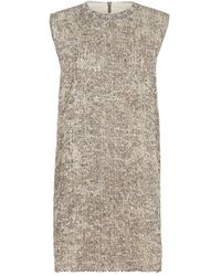 Brunello Cucinelli - Neutrals Dresses - Lyst