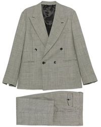 época - Prince Of Wales Check Double-Breasted Suit - Lyst
