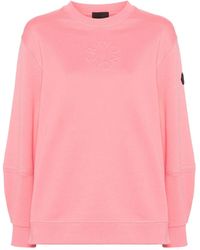 Moncler - Embossed-Logo Cotton Sweatshirt - Lyst