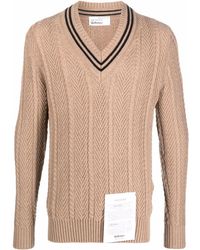 Ballantyne Cable-knit Cashmere Jumper - Natural