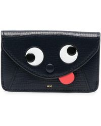 Anya Hindmarch - Graphic-Print Leather Purse - Lyst