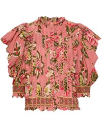 FARM Rio - Aura Floral-Print Shirt - Lyst