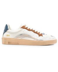 DSquared² - Distressed Panelled Sneakers - Lyst