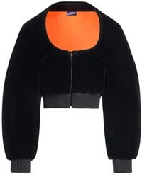 Jean Paul Gaultier - Boxy-Fit Cropped Bomber Jacket - Lyst