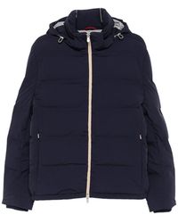 Brunello Cucinelli - Hooded Puffer Jacket - Lyst