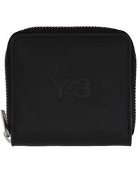 Y-3 - Logo-Debossed Leather Wallet - Lyst