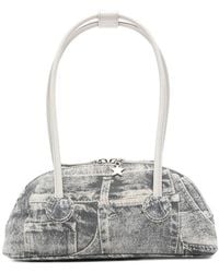 Marge Sherwood - Printed Suede Shoulder Bag - Lyst