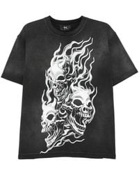THUG CLUB - Skull-Print T-Shirt - Lyst