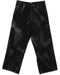 Balenciaga - Minimal Baggy Trousers - Lyst