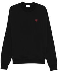 FAMILY FIRST - Heart-Embroidery Sweatshirt - Lyst