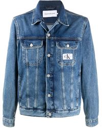 calvin klein jeans quilted military parka jacket