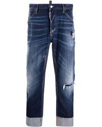 DSquared² - Mid-rise Straight Leg Jeans - Lyst