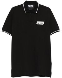 Versace Jeans Couture - Logo-Detail Polo Shirt - Lyst