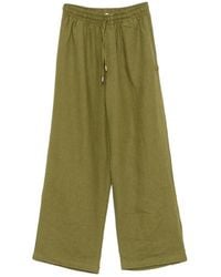Arte' - Drawstring Elasticated-Waistband Trousers - Lyst