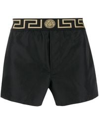 Versace - Greca Swim Shorts - Lyst