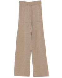 Max Mara - Drawstring-Waist Knitted Trousers - Lyst