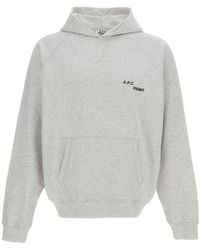 A.p.c. X Frgmt - A. P.C. X Frgmt Logo-Print Raglan-Sleeve Hoodie - Lyst