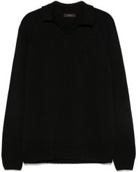 ZANONE-SLOWEAR - Polo-Neck Wool Sweater - Lyst