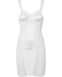 Burberry Lace Detail Corset Dress - White