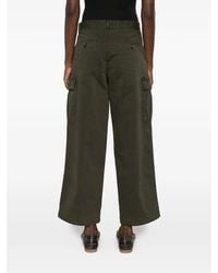Lois - Gabardine Wide-Leg Cargo Pants - Lyst