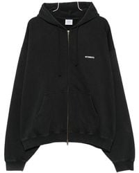 Vetements - Logo-Print Zip-Up Hoodie - Lyst