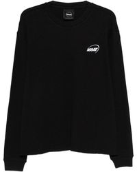 BOILER ROOM - Ribbed Logo-Print Sweatshirt - Lyst