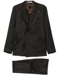 Tagliatore - Stripe-Pattern Double-Breasted Suit - Lyst