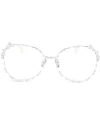 YVMIN - Embellished Round-Frame Glasses - Lyst