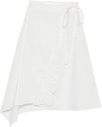 SIR. - Lace-Embellished Midi Skirt - Lyst