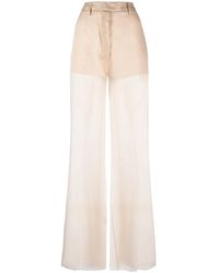 Prada - Neutrals Trousers - Lyst