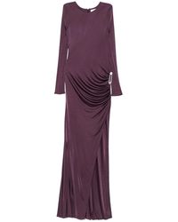 GIUSEPPE DI MORABITO - Draped Jewel-Embellished Gown - Lyst