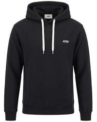 Autry - Logo-Print Drawstring Hoodie - Lyst