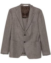 Tagliatore - Houndstooth-Pattern Blazer - Lyst