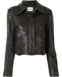 Khaite - The Cordelia Leather Jacket - Lyst