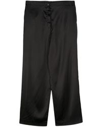BOTTER - Stretch-Design Satin Trousers - Lyst