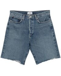 Agolde - Anson Frayed Shorts - Lyst