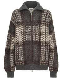Brunello Cucinelli - Dazzling Tartan Double Knit Outerwear Jacket - Lyst