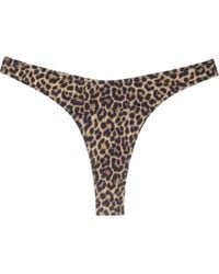 MATINEÉ - Leopard-Print High-Cut Bikini Bottoms - Lyst