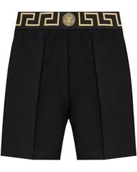 Versace - Shorts With Logo - Lyst